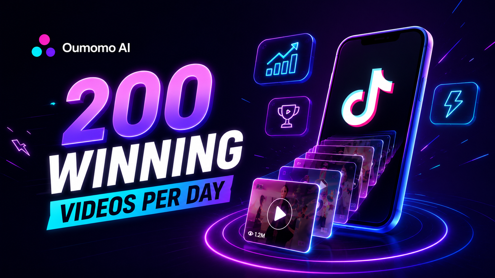 200 Winning Videos per Day: Oumomo AI’s Latest Update Makes TikTok Video Production Much Faster